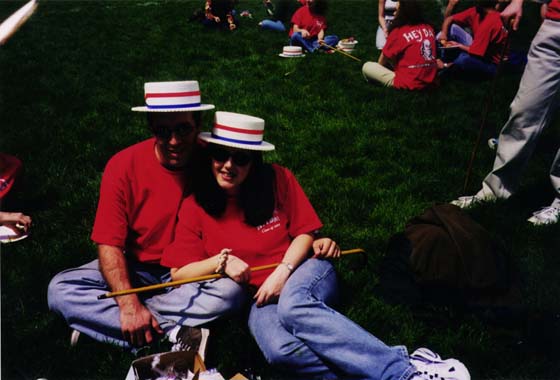 Jon and Dina on Hey Day