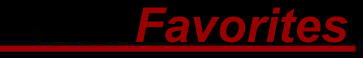 Personal: Favorites